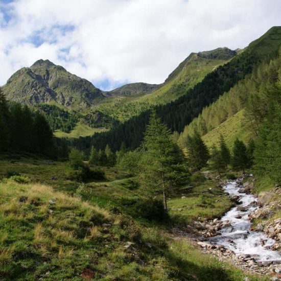 Alpine huts in Val Pusteria