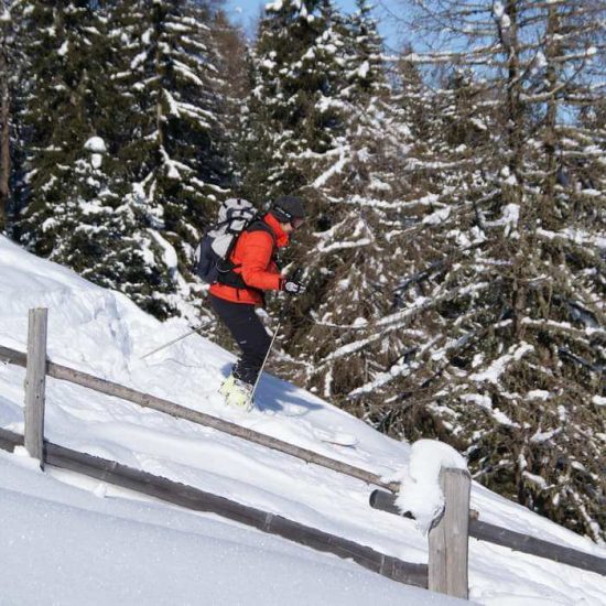 Snowshoe hikes at Plan de Corones